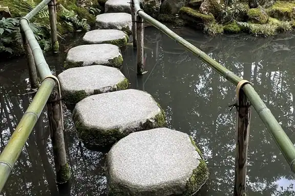 Koi Pond At Zen Garden Of Tenjuan In Nanzenji Temple, Kyoto, Japan
