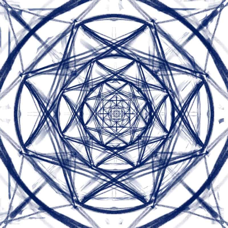 Mandala Study, by Ron Braverman